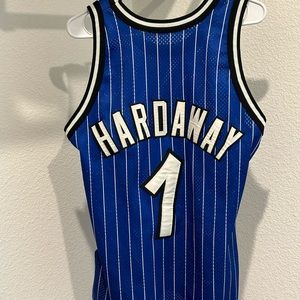 Orlando Magic Anfernee Penny Hardaway Autographed Blue Authentic Mitchell &  Ness Galaxy 1994-95 Hardwood Classic Swingman Jersey Size L PSA/DNA Stock  #208259 - Mill Creek Sports